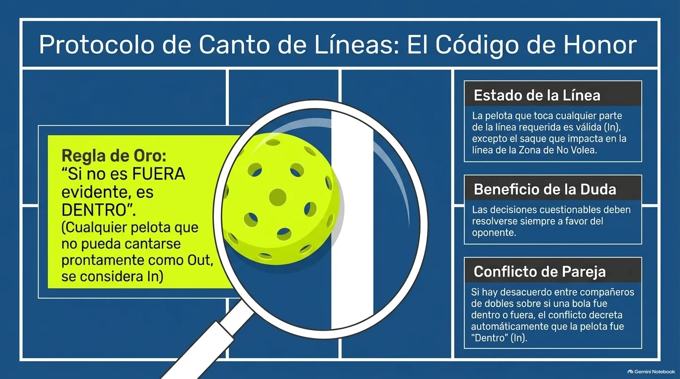 Código de honor para resolver pelotas ajustadas.